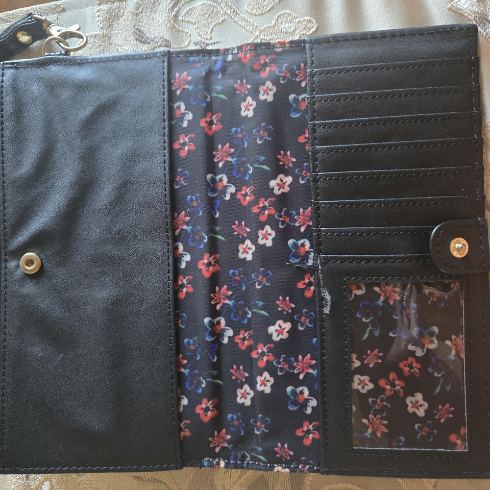 Nanette Lepore Black Clutch Wristlet - Picture 3 of 7